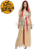 【In Stock】Halloween Cosplay Zombie Ghost Wife Costume Costumes